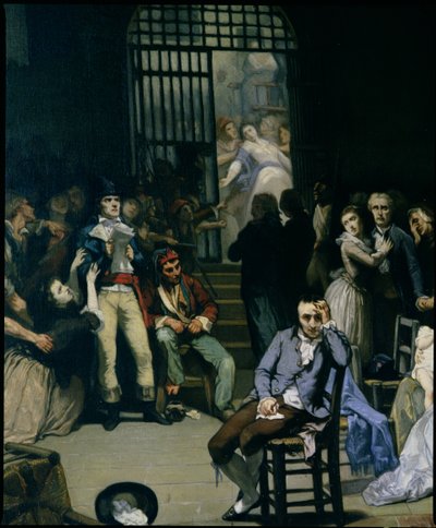 The Call of the Last Victims of the Terror, 7-9 Thermidor, Year 2 (25-27 July 1794) (detail) by Charles Louis Lucien Muller